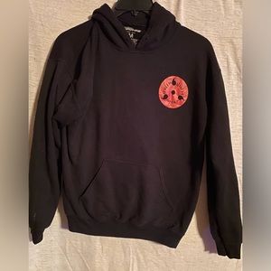 Naruto Shippuden Hoodie Mens Medium Black Long Sleeve Casual 2007